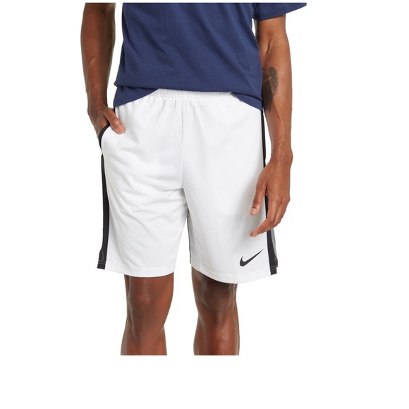 Nike Other - Nike Standard Fit Size L White Dri-Fit Shorts with Black and Gray Trim NWT